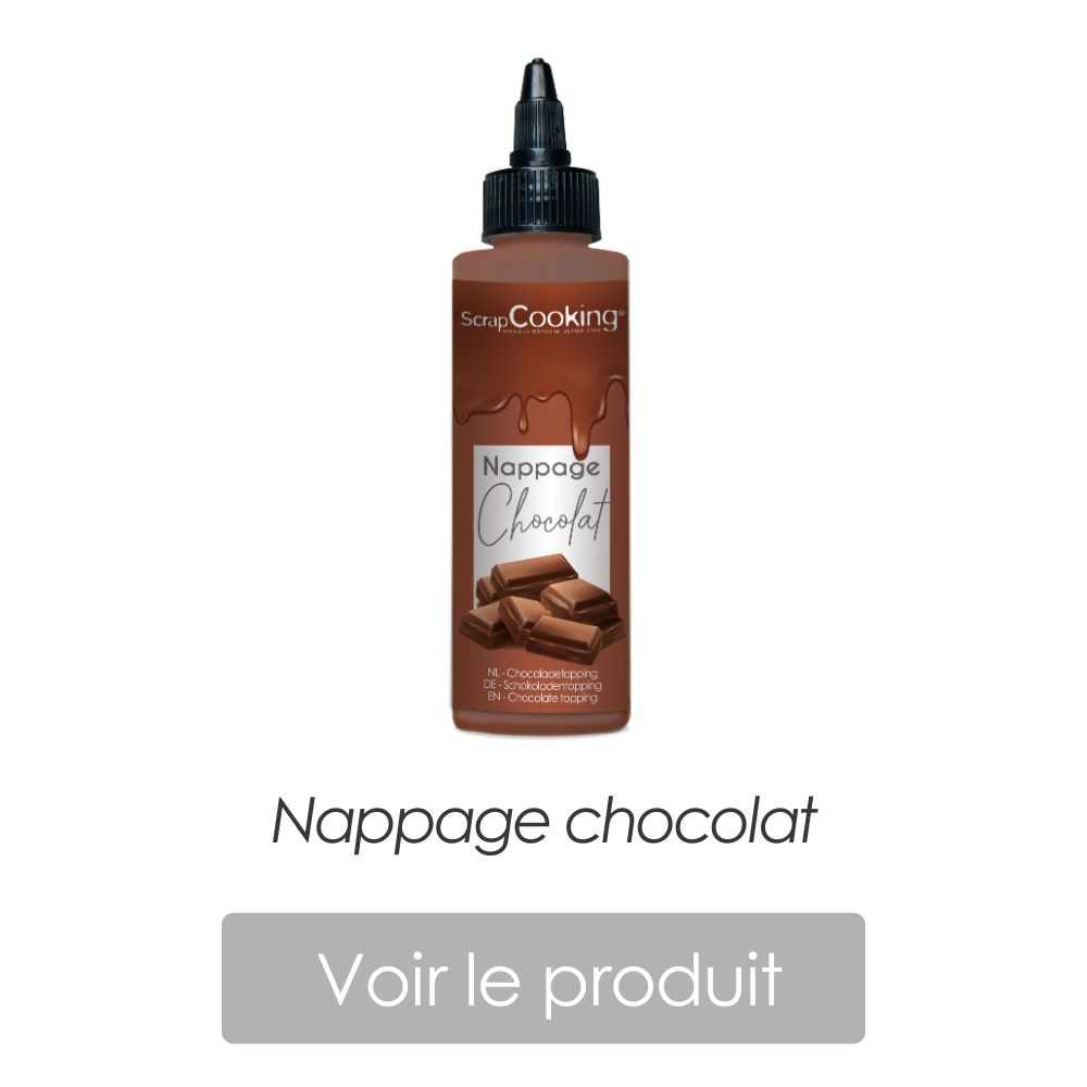 Nappage chocolat marbrés - ScrapCooking